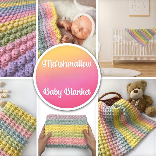 Marshmallow Baby Blanket Crochet Pattern