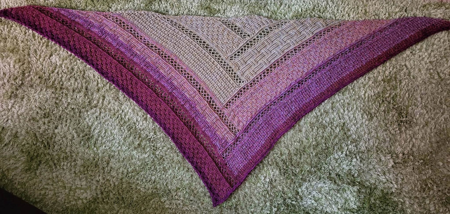 The Triangular Scarf Crochet Pattern