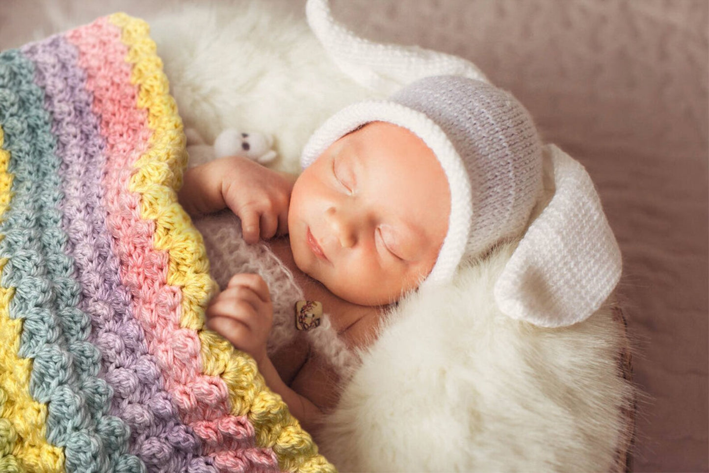 Marshmallow Baby Blanket Crochet Pattern