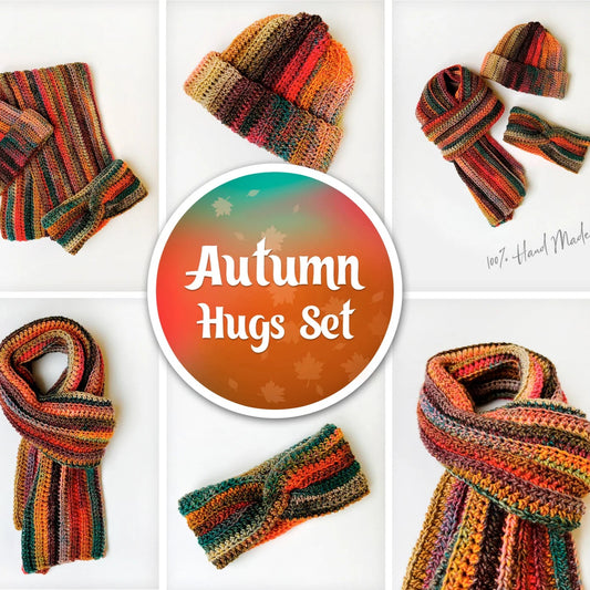 Autumn Hugs Set Crochet Pattern