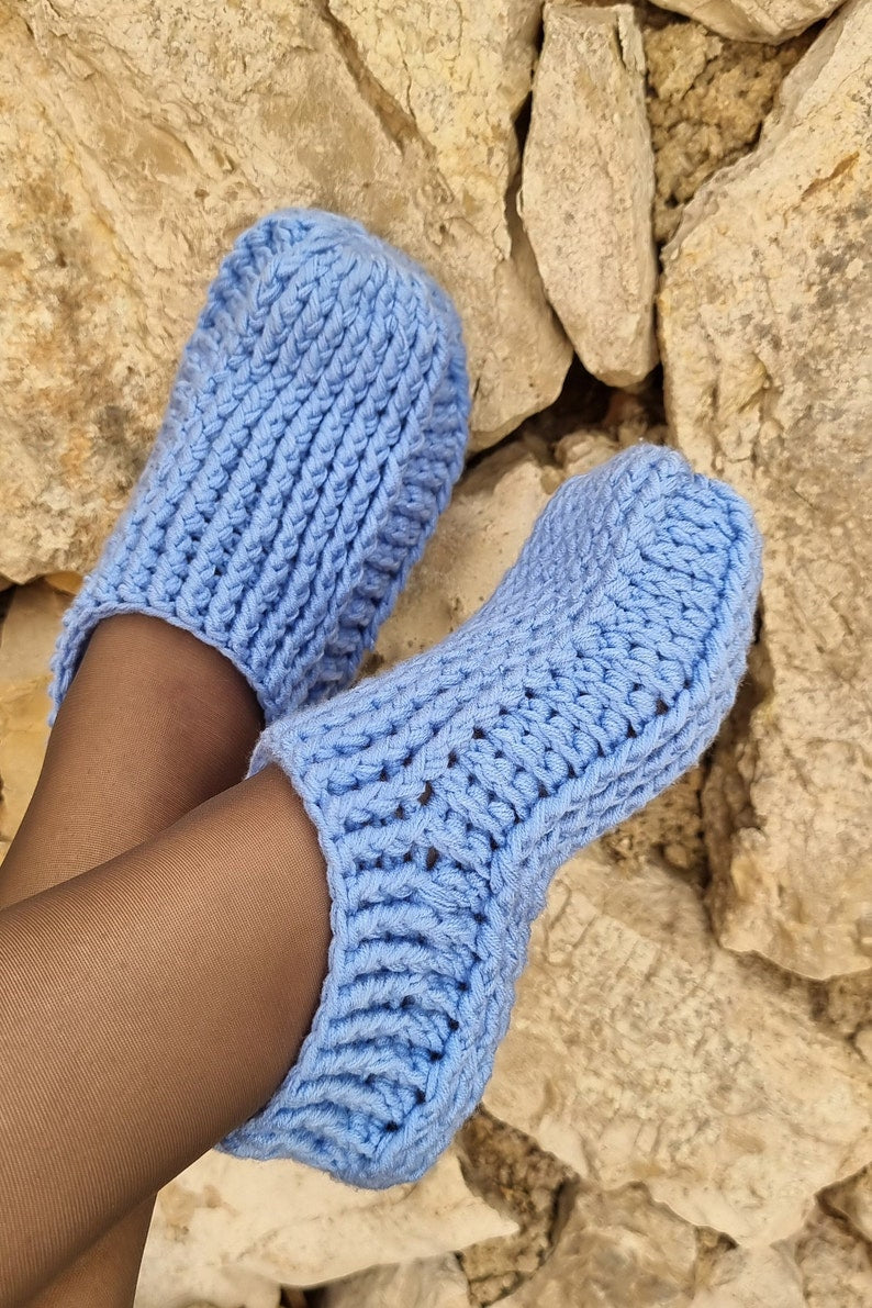 All Sizes Crochet Slippers Pattern