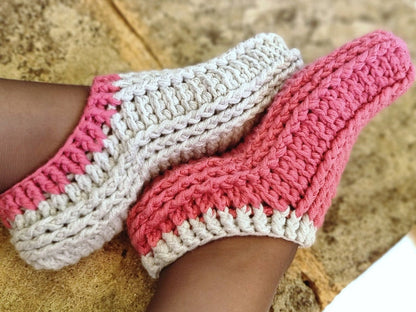 All Sizes Crochet Slippers Pattern